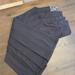 Bundle: 4 Lululemon Groove Pant II Flare High Waist, Size 6 Tall.